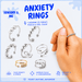 Amazon Personal Care 10 Beads Silver Anxiety Ring