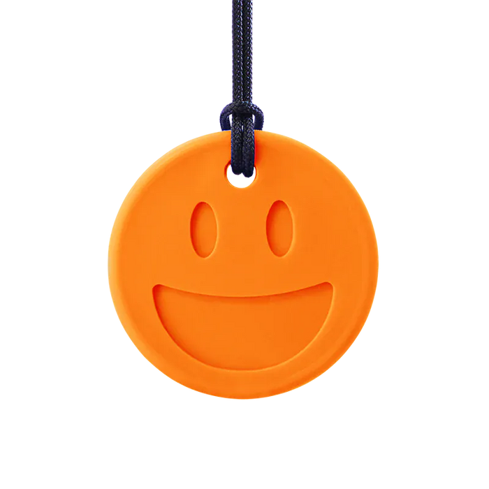 ARK Therapeutics Chew Orange XXT Toughest ARK's Smiley Face Chew Necklace