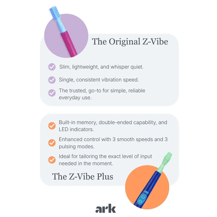 ARK Therapeutics Chew Royal Blue ARK's Z-Vibe Plus Vibrating Oral Motor Tool