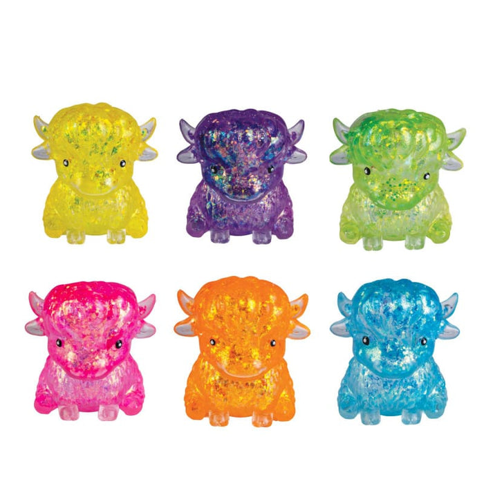 Smoosho Super Squeeze Glitter Highland Cow