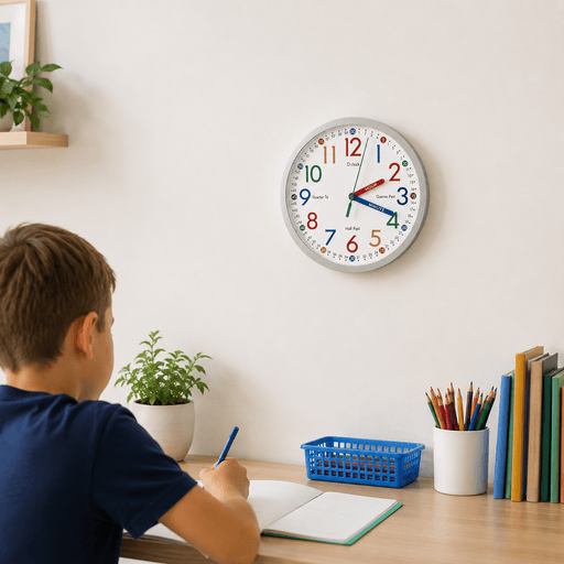EasyRead Easy Read Clock Time Teacher Wall Clock 20cm