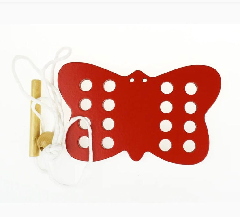 Eleganter Butterfly Wooden Lacing Animals