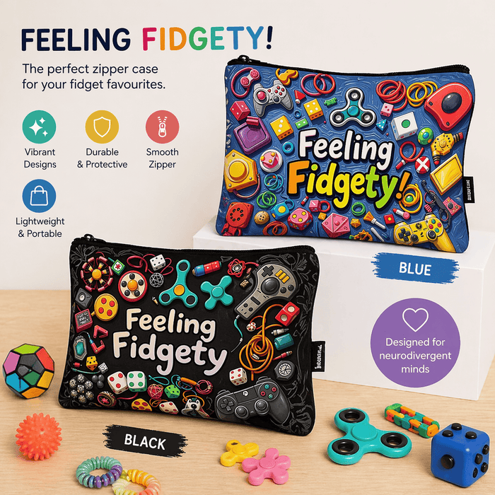 Fidget Bag Blue Feeling Fidgety Bag