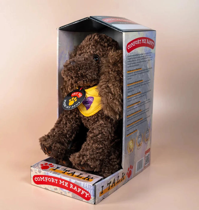 Kitty & Raffy Plush Comfort Me Raffy™ Soothing Talking Plush Companion