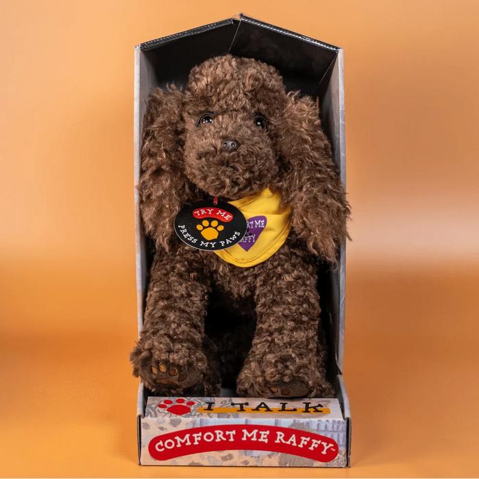 Kitty & Raffy Plush Comfort Me Raffy™ Soothing Talking Plush Companion