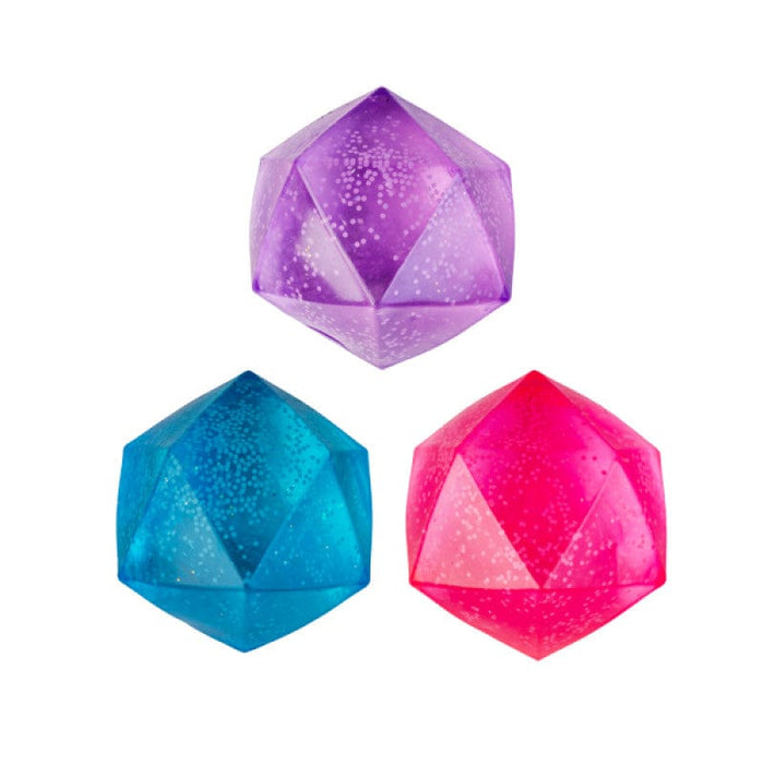 MDI Fidget Polyhedron Glow In The Dark / Pink Smoosho Super Squeeze Polyhedron/Polyhedron Glow In The Dark