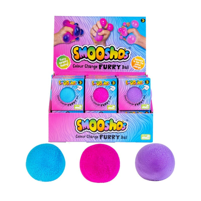 MDI Fidget Smoosho Colour Change Furry Small Ball