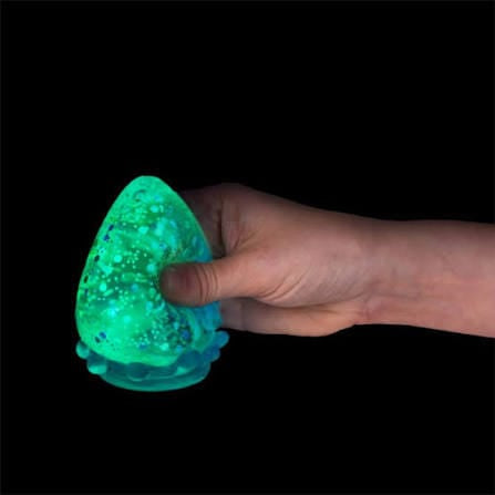 MDI Fidget Smoosho’s Super Squeeze Glitter Drop Glow In the Dark