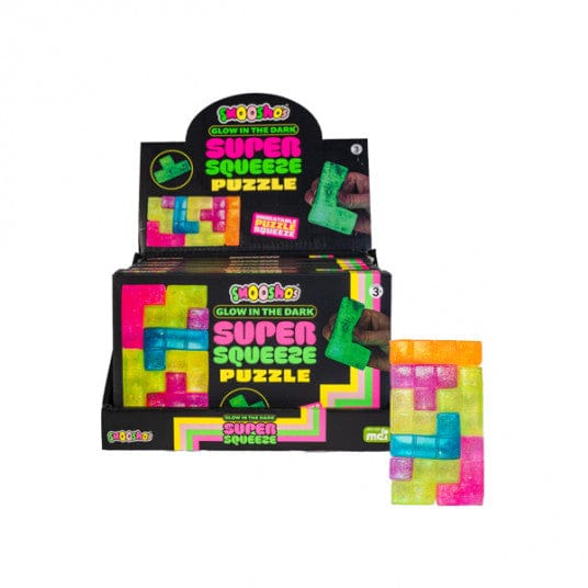 MDI Fidget Smoosho Super Squeeze Glow In The Dark Puzzle