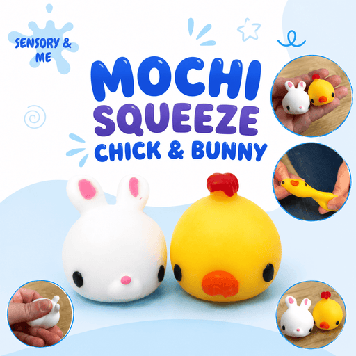 New dimensions Oz Fidget Mochi Squeeze Chick and Bunny