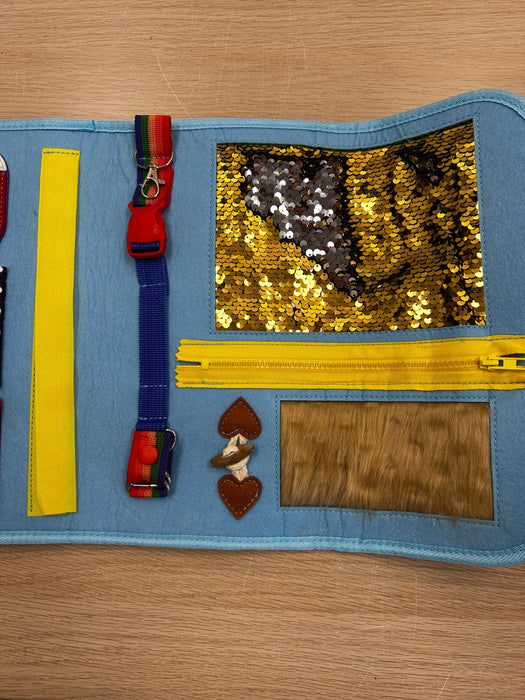 New Dimensions Oz Tactile Sensory Fidget Blanket