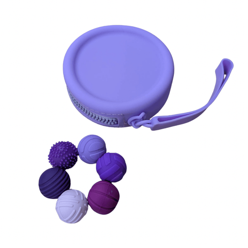 Purple / 6 Pack Magnetic Silicone Balls