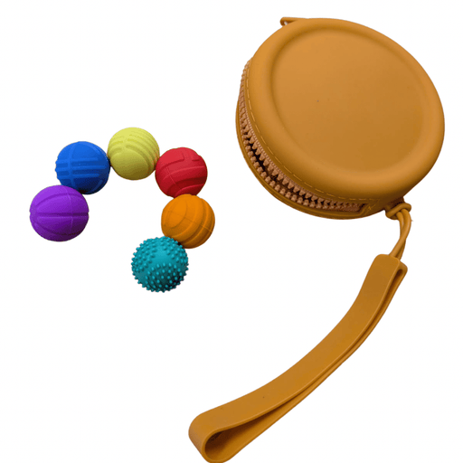 Rainbow / 6 Pack Magnetic Silicone Balls