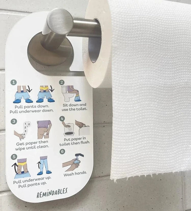 Remindables visual reminder Remindables Toilet Hanger