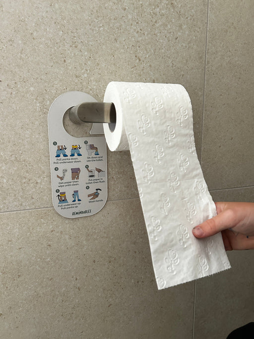 Remindables visual reminder Remindables Toilet Hanger