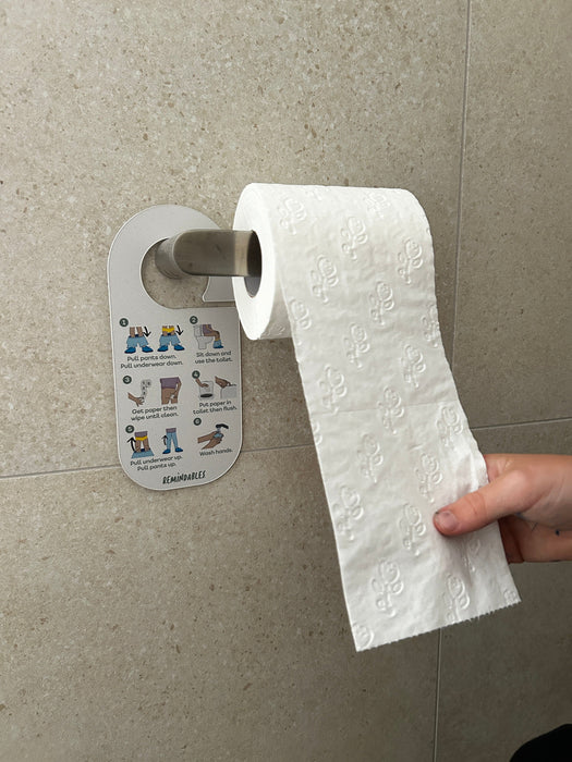 Remindables visual reminder Remindables Toilet Hanger