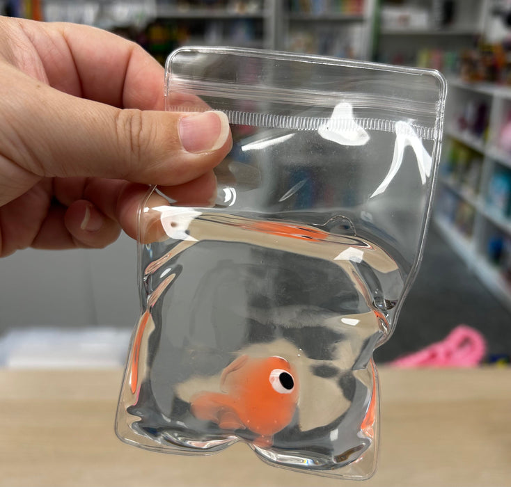 Shein Fidget Goldfish in a Bag Squishy