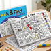Temu Book Look and Find Colouring Activity Book-Shapes & Colours