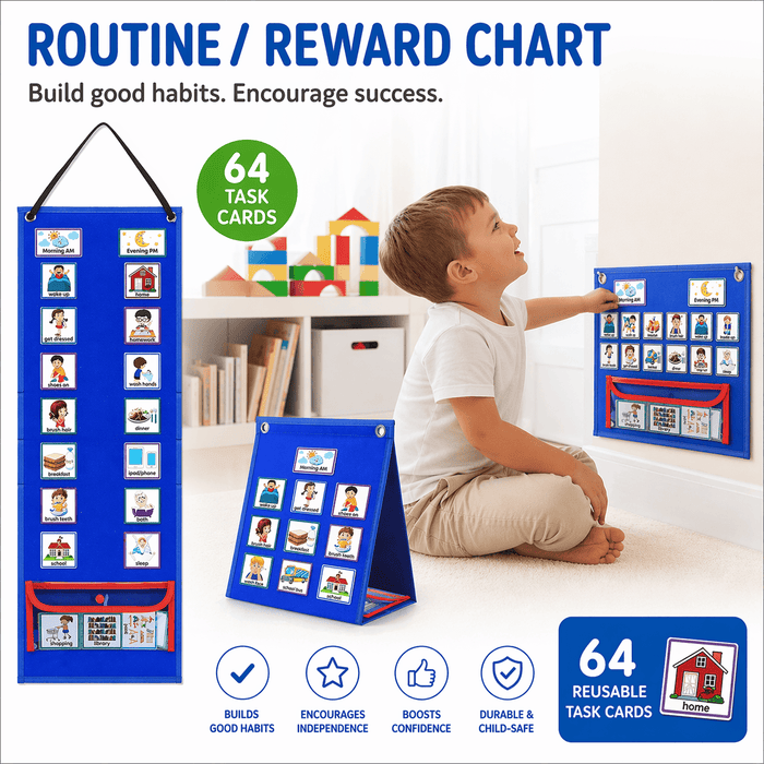 temu chart Routine, Chore, Visual Schedule