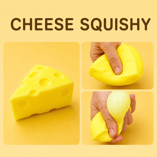 Temu Cheese Block Squishy