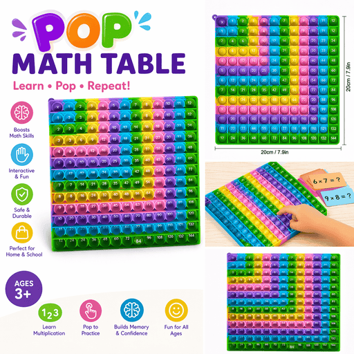 Temu Educational Pop Math Table