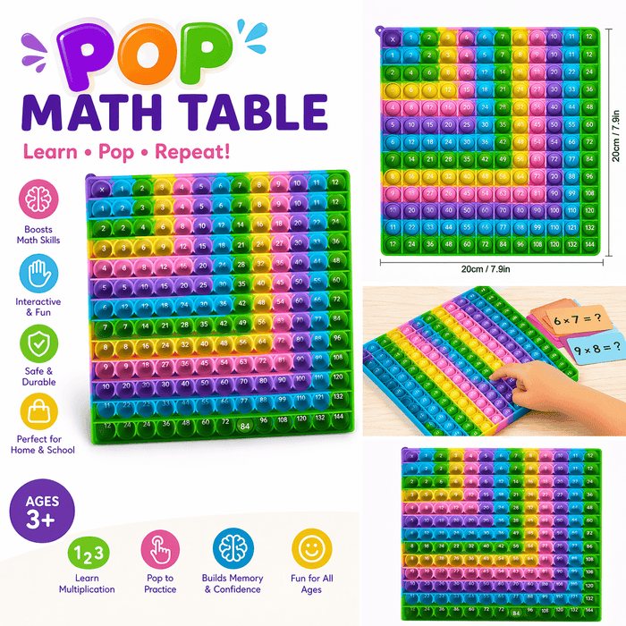Temu Educational Pop Math Table