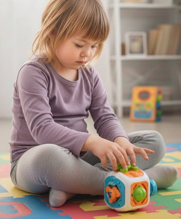 Temu Fidget Activity Cube 10 in 1