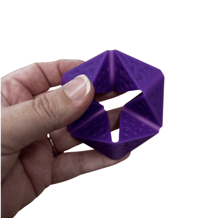 Temu Fidget Purple Flexygon