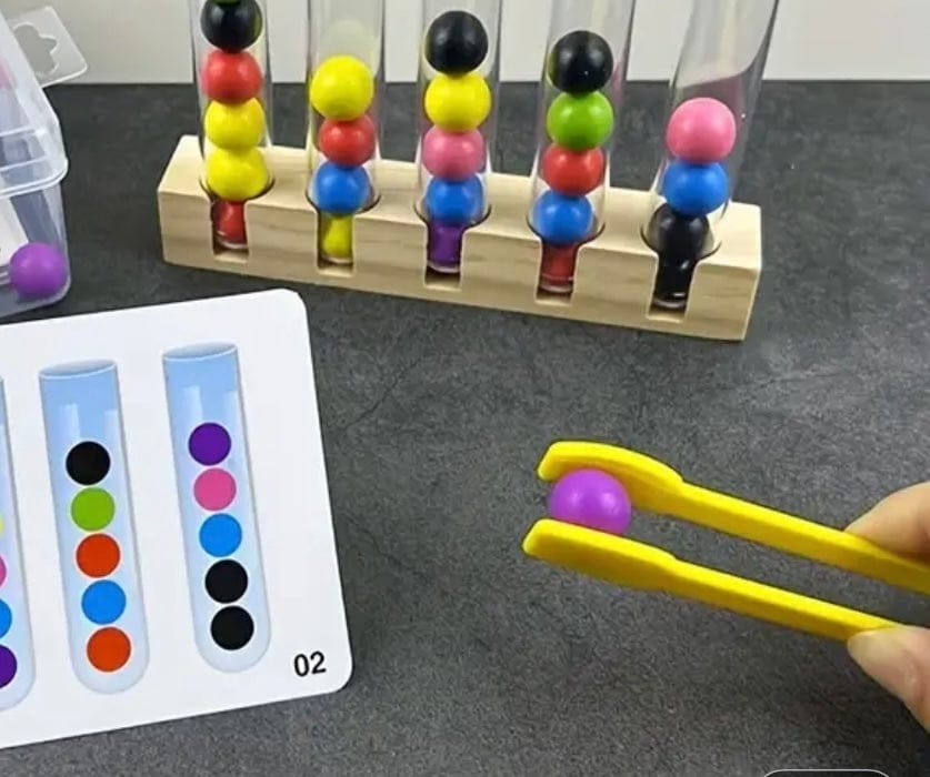 Temu game Bead Sorting Test Tubes