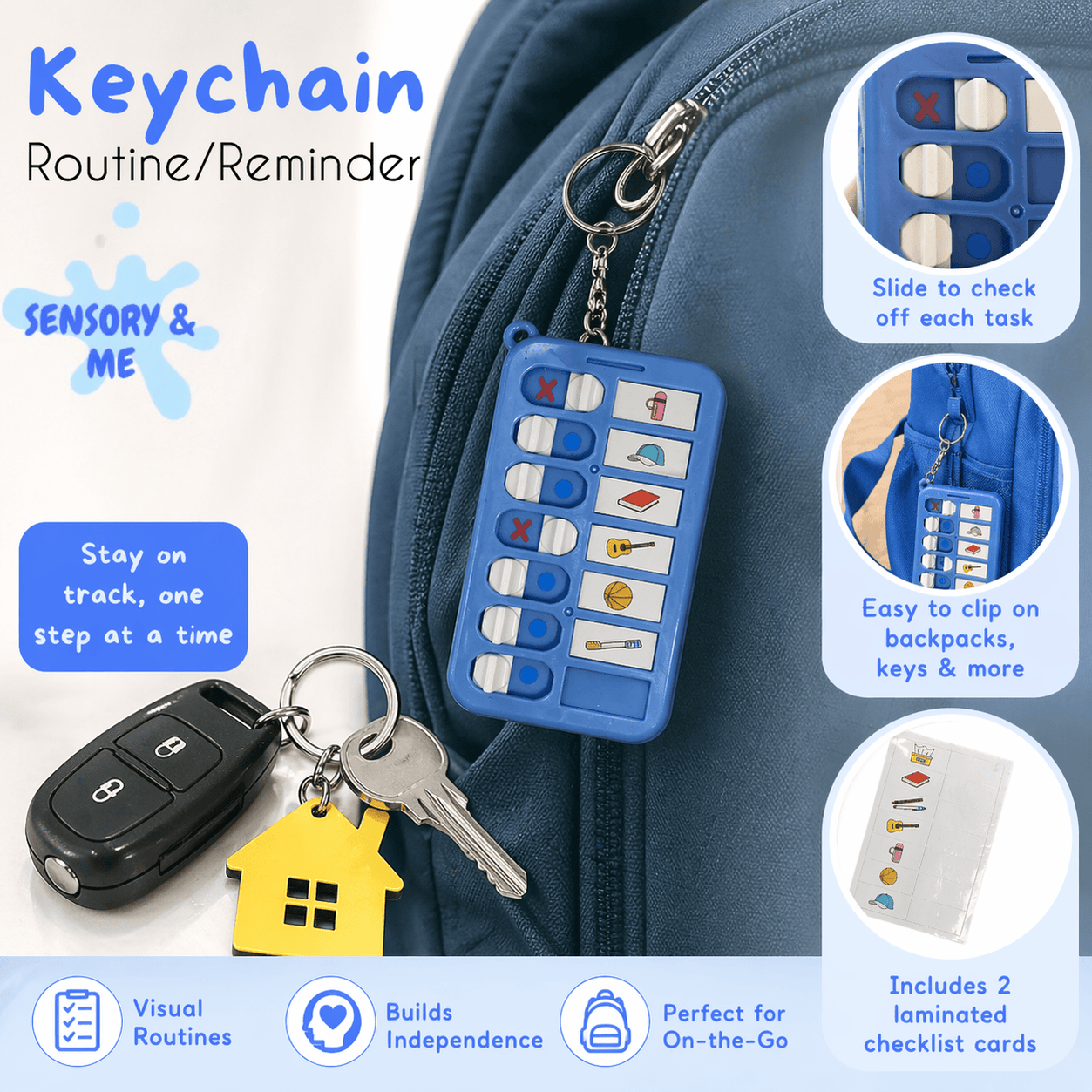 Keychain Routine/Reminder — Sensory & Me