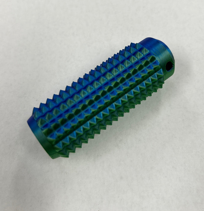 Temu Tactile Blue/Green Spiky Grip Hand Roller