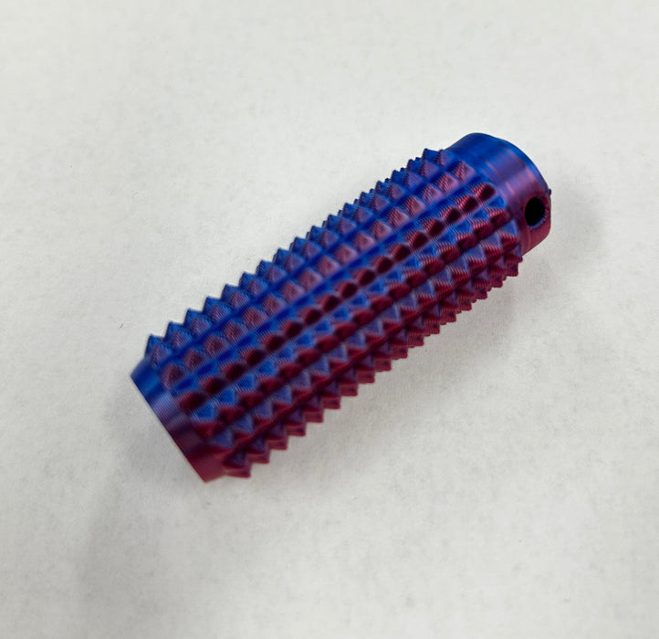 Temu Tactile Blue/pink Spiky Grip Hand Roller