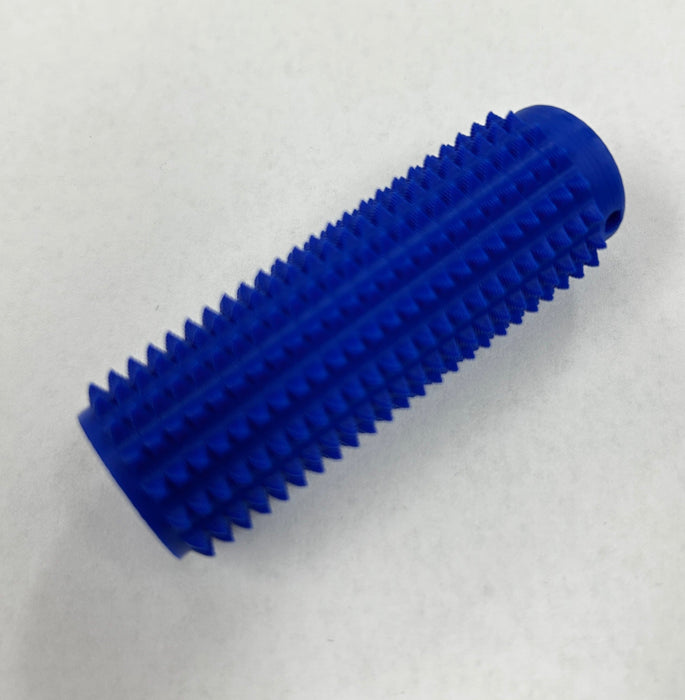 Temu Tactile Blue Spiky Grip Hand Roller