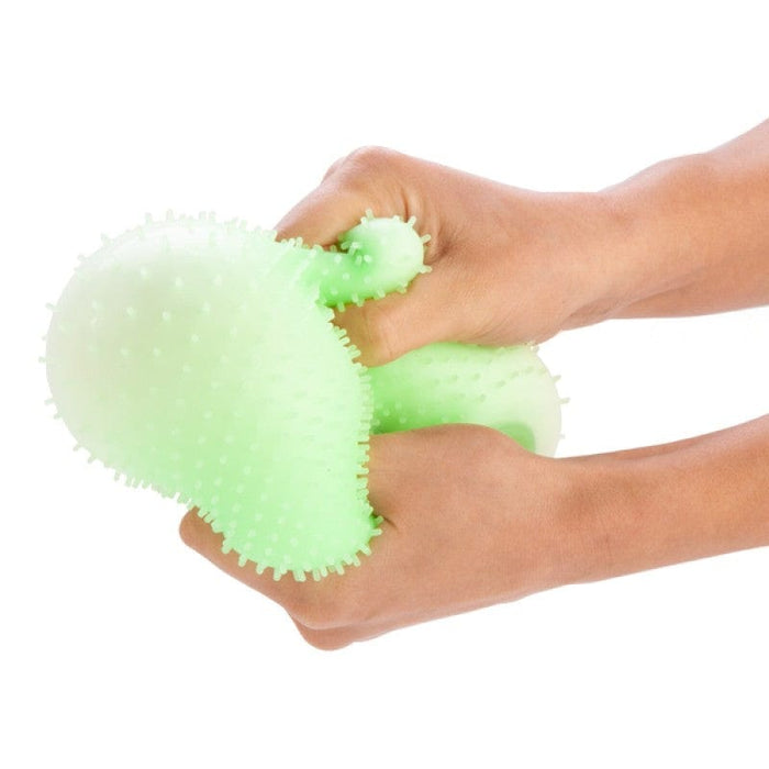 MDI Fidget Spiky Green / Jumbo Smoosho Glow in the Dark Ball