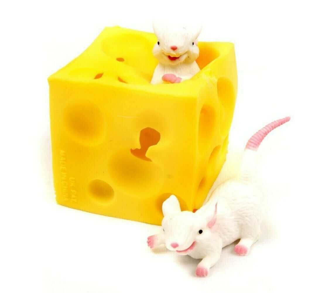 Stretchy Cheese Block and Mice